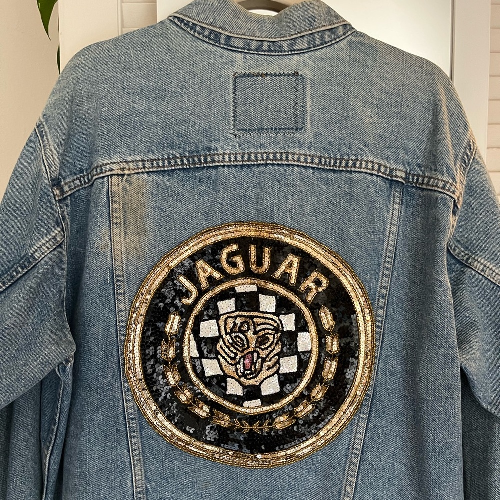 Epic Gull & Marie custom jean jacket